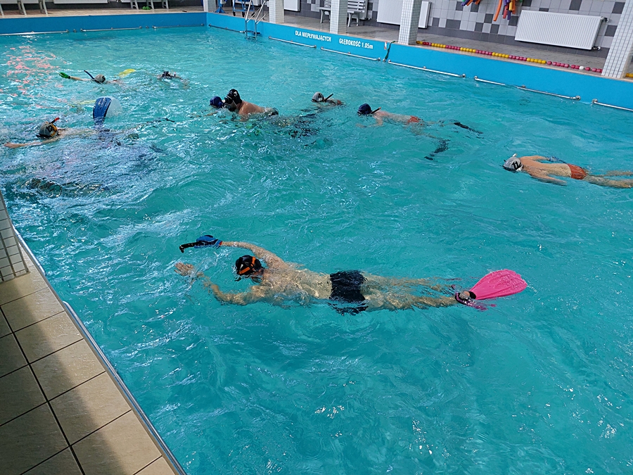 Hokej pod wodą Walenie Siemianowice Śląskie Trening 24 V 2025